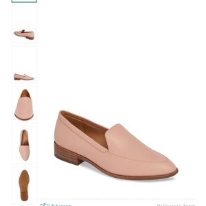 NWT Madewell Frances Leather Loafer - Pink Oyster